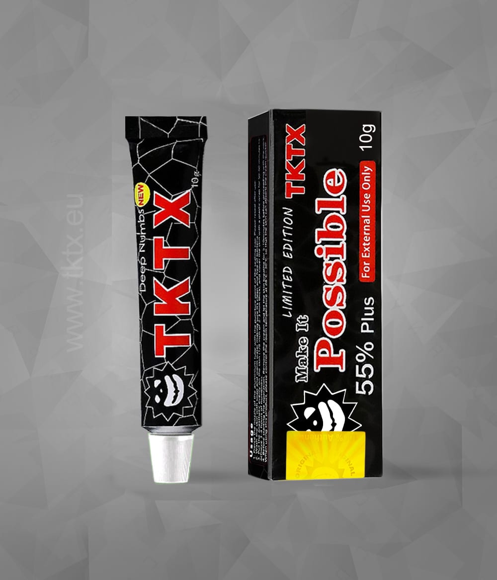 TKTX Bedövande Kräm Svart 55% - Begränsad upplaga