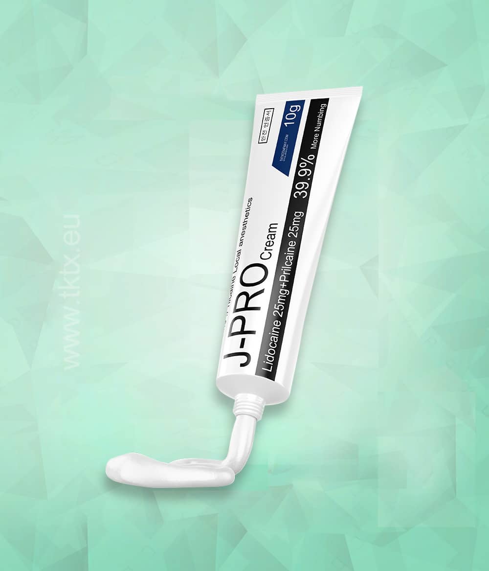 J-PRO PMU and Tattoo Numbing Cream 10g JPro Numbing Cream with Lidocaine